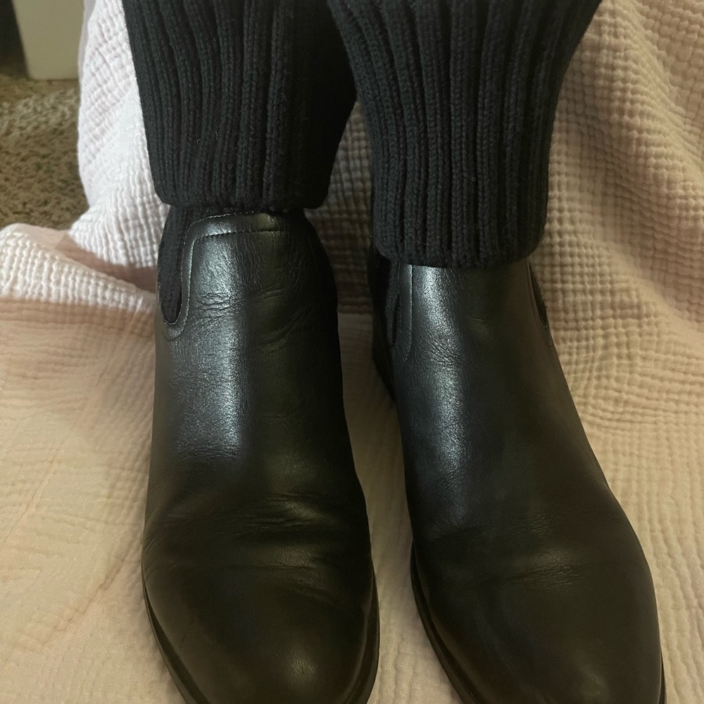 Michael Kors Black Leather Men's Boots